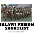 Malawi Prisons Service Shortlist